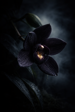 Schwarze Orchidee @Driekes
